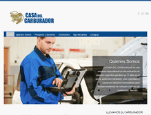 Tablet Screenshot of casadelcarburador.com
